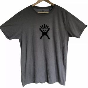 Hydro Flask Hydro Free T-Shirt Gray Top Size Large KT12